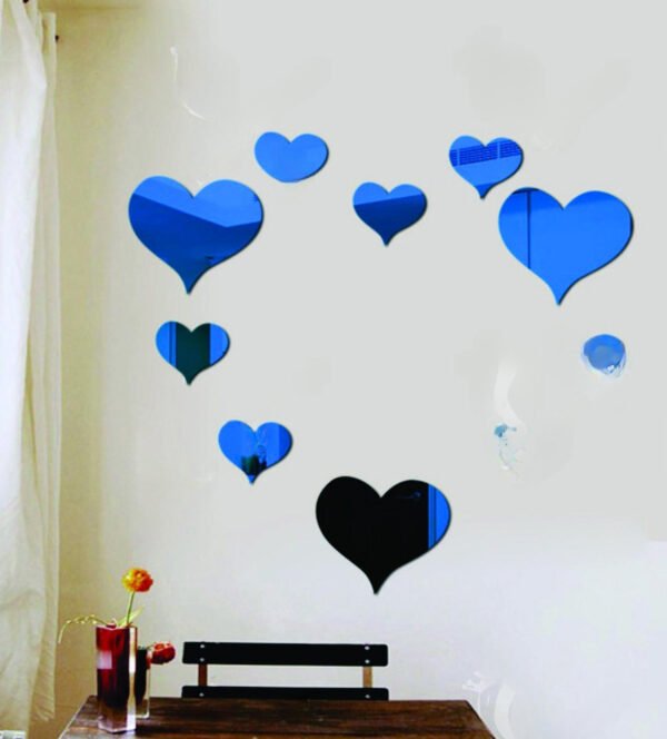 Mirror For Kids Room Wedding Decoration Wall Little Heart 10 Pieces - Image 5
