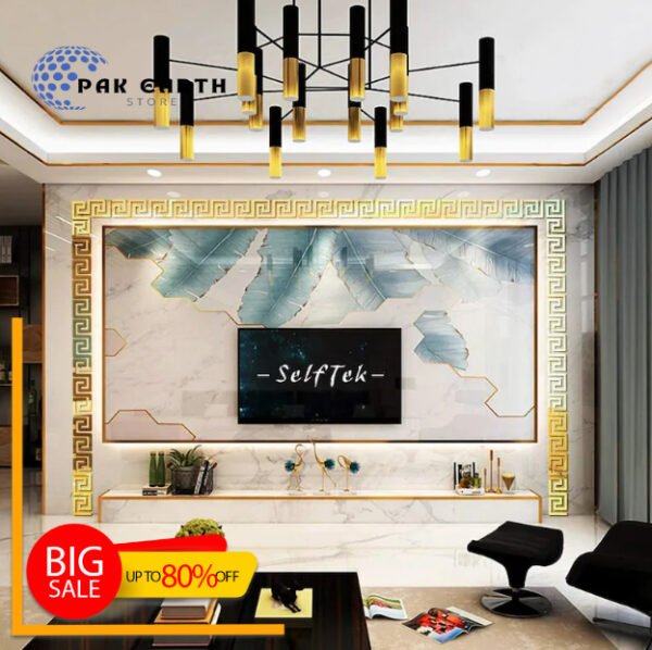 Building Border Acrylic Wall Art Home Decoration 96 Pieces - Image 3