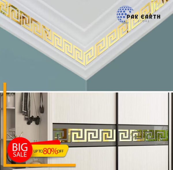 Building Border Acrylic Wall Art Home Decoration 96 Pieces