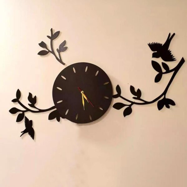 New Wooden Wall Clock Big Size I Wall clocks for bedroom - Image 2