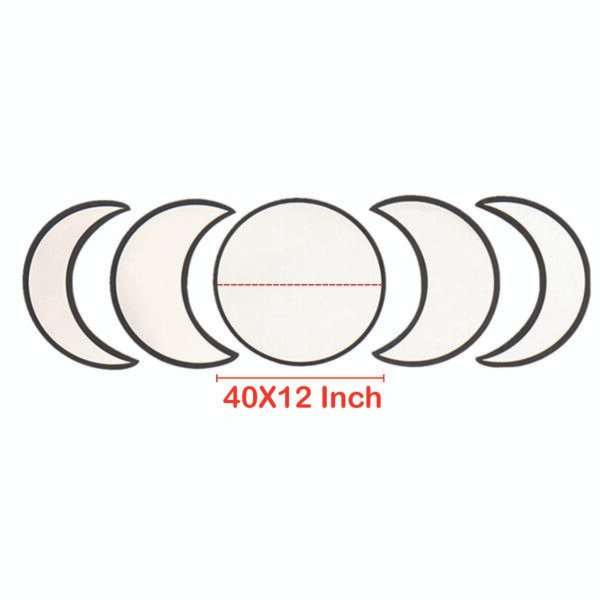 Moonphase Mirrors For wall Decoration Back Wooden Front Acrylic Moon Phase Mirror - Image 5